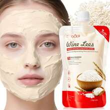 1 mặt nạ đất sét dưỡng ẩm làm sáng da chứa Niacinamide, chăm sóc da mặt, làm sạch lỗ chân lông, se khít lỗ chân lông, làm sáng da, cải thiện tình trạng khô ráp, xỉn màu, cấp ẩm, tăng độ đàn hồi, giúp da mềm mại, mịn màng và không nhờn rít. - trắng - Xem 1