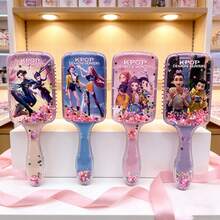 1件套韩流风格旋转美发梳套装 - 灵感源自 Lumi 气垫按摩美发梳，防静电设计，打造蓬松发型，CE认证（款式随机） - 彩色 - 查看 3