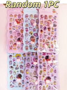 3D立体泡泡贴纸、小贴纸、墙贴、手机贴纸、纸艺作品、节日最佳礼物 - 彩色 - 查看 8