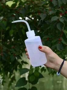 [With Scale Markings]Handheld Squeeze Bottle, Pointed Nozzle Bent Spout Jug, Squeeze Watering Multi-Use Tool, Long Nozzle Jug - Multicolor - View 6