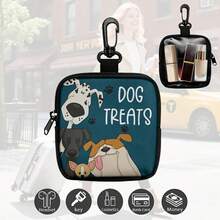 1-Pack Dog Print Dog Treat Bag Pet Training Set With Hook And Zipper - Pet Poop Bag, Puppy Pet Training Walking Bag - Style 3 - View 10