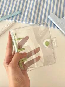 A8 Transparent PVC Cover 3-Ring Binder, Student Loose Leaf Notebook, Photo Album - Multicolor - View 4