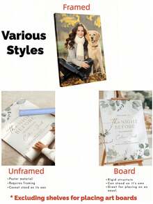 可定制动物主题生日派对欢迎牌 | 2D 平面设计，无框材质，多用途派对装饰 - 彩色 - 查看 4