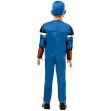 KIWI Deluxe Captain America Costume For Kids - Officially Licensed Character Costume - Authentic Superhero Costume - Deluxe Captain America Costume For Kids - Perfect For Parties And Carnival - Easy To Put On And Take Off, Comfortable And Lightweight Fabric - 彩色 - 查看 3