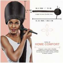 2pcs Hair Dryer Cap, Home Use Hair Drying Cap, Blow Dryer Bonnet, Hair Styling Warm Air Cap - Multicolor - View 4