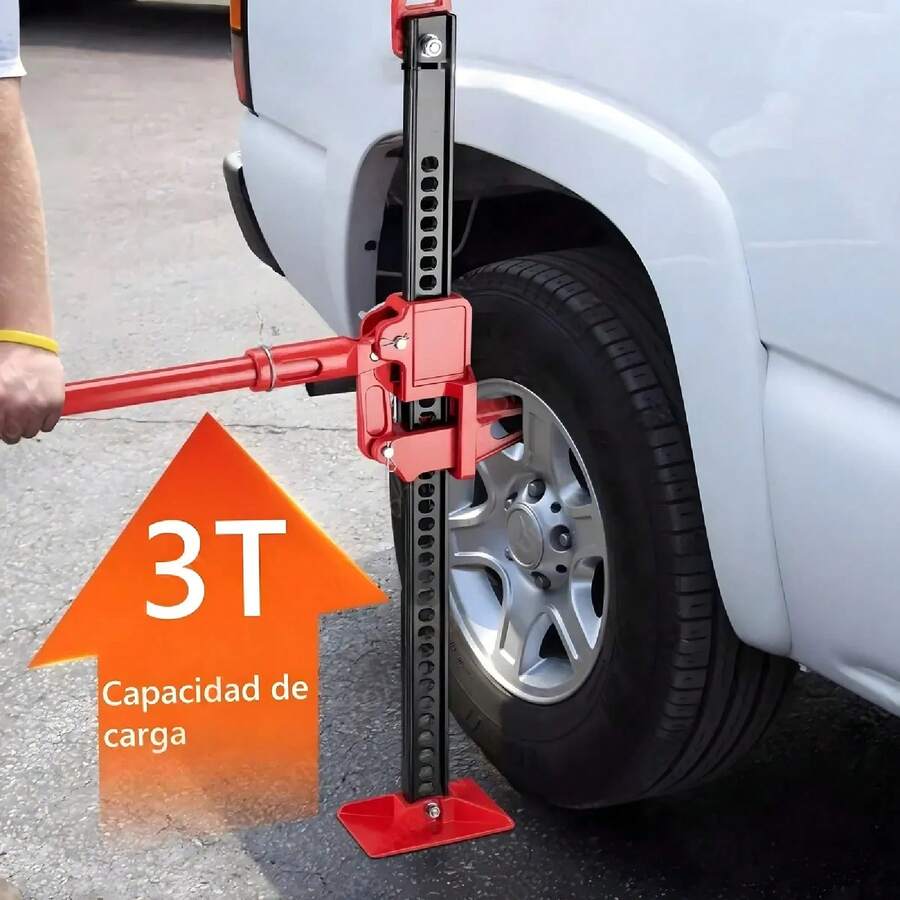 Gato de rescate ajustable de gran elevación, 33", capacidad de 6600 lb. Gato todoterreno. Equipo de elevación todoterreno para granjas de alta resistencia con base ancha, elevador de parachoques multiusos para automóviles, camiones, SUV y remolques, altura de elevación de 13 a 70 cm, diseño de base ancha. : el gato para parachoques de alta resistencia es adecuado para rescates todoterreno, instalación de vallas, eliminación de tocones y tareas agrícolas, lo que resulta muy práctico para aficionados, agricultores y trabajadores del campo, ya que permite realizar de forma eficiente trabajos arduos al aire ahorrar tiempo y energía.