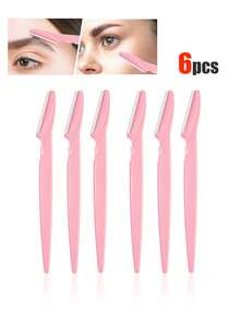 X Milania 170-Piece Set + Storage Box, Includes Multi-Color Eyebrow Trimmer And Shaver Kit, All-In-One Eyebrow Trimmer, Shaver, Exfoliator And Depilator, Body Hair Trimmer, Facial And Eyebrow Razor With Long Handle Blades (With Precision Guard), Multi-Function Eyebrow Trimmer, Suitable For Bikini Or Travel Use,Giveaways,Travel,Cheap Stuff,Travel Essential - Pink - View 26