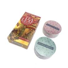 Includes 200 Round Cards, English Language TEA LEAF FORTUNE CARDS, Fortune Telling Prophecy Divination Decks, Diameter 8cm,Women Board Game For Divination & Communication - Red - View 9
