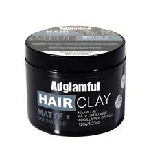 120克 Adglamful 哑光发蜡，5秒快速定型，保湿，防汗，不油腻，打造哑光妆效，自然质感，不伤发，可重塑造型，丰盈发蜡 - Clay - 查看 11