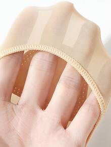 1/5/10 Pairs Women's Silky Invisible Non-Slip Socks, Breathable Silicone Grip Liner Socks Suitable For High Heels And Low-Cut Shoes, Spring/Summer - Multicolor - View 4