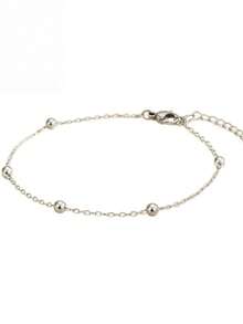 Elegant Gold-Tone Stainless Steel Beaded Bracelet - Adjustable, Tarnish-Resistant Chain, Suitable For Women - Perfect Gift, Bracelet, Gold, Women's Gift - Bracelet - View 2