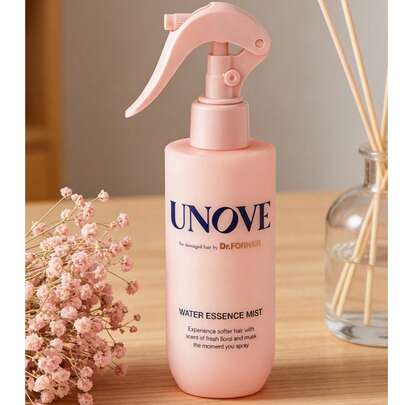  Unove 滋养精华喷雾（200毫升/6.8液盎司），快速补充水分，瞬间抚平毛躁，滋养并修护受损发质，留下清新持久的花香。适用于烫染后干燥暗哑的头发。是假日、派对、旅行、户外活动的理想之选，也是情人节和春季馈赠亲友的完美礼物。