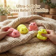 Glow In The Dark Transparently Squishy Gel Making Kit, DIY Jewelry Making Filling Materials, Soft Silicone Hamsters Making Kit, Include 2 Hamsters Silicone Mold, Flocking, Pigment, Tool, 1:1 AB Ratio Mix By Volume, Ideal DIY Gif(Doesn't Stick To The Surface) - A - View 5