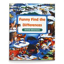 Picture Compare Challenge Book – Spot The Differences Puzzles, Bright Illustrations, Develops Focus, Patience And Logical Thinking - Funny Find the Difference - View 2