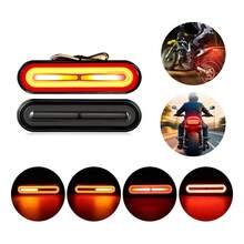 TendenciaLuz Trasera Moto Stop Luces Faro Trasero Direccionale 60led RojoCalidad premium - 1 - Ver 1