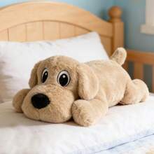 fgofoc Chew Squeaky Interactive Pet Doll, Soft & Plush Chew Doll For Cat & Dog Training And Companionship, Cartoon Design Suitable For All Dog Breeds, Thickened Double-Layer Material - Mocha Brown - View 10