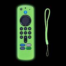 Remote Control Protective Cover, Remote Control Cover, Silicone Material, Anti-Drop, Anti-Dust, Compatible With Fire Stick TV Alexa Voice Remote Control (Third Generation) Luminous Model With Lanyard,Mother's Day Gift,Bedroom Decor,Garden,Kitchen Decor,Summer,Beach,Travel Essentials,Room Decor,Squishy,Graduation - Multicolor - View 10