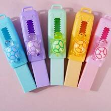 Random Color Cute Turtle Erasers, Creative Cartoon Student 4B Erasers, Clean And Less Crumbs Push-Pull Erasers, Learning Stationery. More Styles And Colors Will Be Updated Later. Stay Tuned. - Sets - View 7