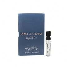 Dolce & Gabbana D&G Light Blue Pour Homme Eau De Toilette  With Lemon & Patchouli Spray Men 1.5mL/0.05 Oz-Travel-Ready Mini Fragrances| Newbie Friendly! - EDT - Xem 2