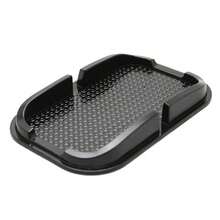 1pc Black Non-Slip Car Phone Holder Pad, High Temperature Resistant Car Dashboard Pad, Phone Non-Slip Mat, Car Interior Decoration Accessory, Anti-Slip Car Mat - 1pc Black Mobile Phone Holder Anti-slip Pad - View 10