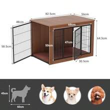 Pet Cages - Brown + M Size - View 4