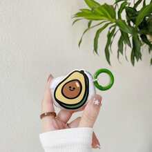 牛油果造型保护套，兼容苹果蓝牙耳机，防刮防摔，适用于苹果蓝牙耳机。 - 無色 - 查看 13