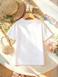 Disney Women's T-Shirt Featuring A Minnie Mouse Leopard Print Design. Crafted From Soft, Comfortable, And Durable Fabric, This Spring/Summer Women's Crew Neck T-Shirt Is Perfect For Everyday Wear-Shopping, Parties, Travel, Or Gatherings. It Also Makes An Exquisite Gift. - White - View 2