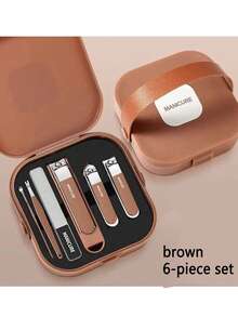 7pcs Nail Clippers Set, Portable Manicure Kit With Splash-Proof, Nail Trimmer, Nail Clipper, Nail Care Tools - Multicolor - View 26