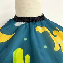Dinosaur Shaped Hairdressing Apron - Quick Cleaning Anti-Stick Anti-Static Hairdresser Apron - Multicolor - View 7