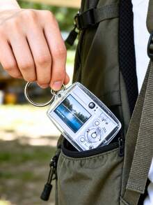 Customized 1Pc/3Pcs/5Pcs Photo And Text Keychain, Customized Personalized Photo Booth Keychain, Photo Strip Keychain, Valentine'S Day Couple Gift, Photo Keychain, Customized Gift, Anniversary Gift, Wedding, Wedding Gift, Wedding Supplies - Coffee - View 8