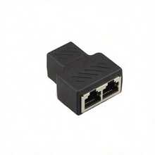 3-Way Network Splitter, Ethernet Cable Divider, 1 To 2 Adapter - As Shown - View 3