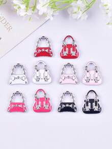 10pcs Assorted High Heel Shaped Zinc Alloy Enamelled Jewelry DIY Pendant Charms - High Heel - View 2