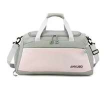 Multifunctional Unisex Sports Travel Bag With Shoe Compartment And Crossbody Strap - Xám - Xem 5
