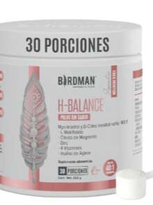 B IRDMAN H-Balance | Myo & D-Chiro Inositol, Citrato de Magnesio, Vitaminas y Zinc | Alta Concentración en Proporción 40:1 | Fórmula Premium Sin Aditivos | Sin Sabor | 30 Porciones | 222g - Rosa Pálido - Ver 5
