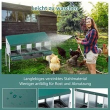 Pet Cages - 4-hole With Legs,Green - View 3