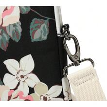 Canvaslove 15 Inch White Rose Water Resistant Laptop Shoulder Messenger Bag Sleeve Case For MacBook Pro 16 Inch And 15 Inch-15.6 Inch Laptop - ‎whiteRose - View 8