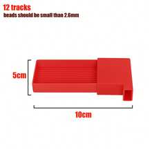 2.6mm Fuse Beads Aligner Tray Set - Pink/Blue/Red Fuse Beads Picking Tray Craft Pixel Art DIY Puzzle Tool Gift For Iron Bead Lo - Multicolor - View 17