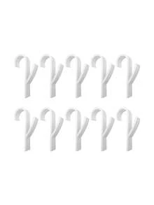 Acrylic Stone Pattern Wall Hooks Damage-Free Adhesive Hanging Hooks For Clothes Bags Hats Coats Towels In Dorm Closet Bathroom Bedroom Kitchen, No Drilling Required Self-Adhesive Wall Mount Hooks Decorative Geometric Design Home Organization Storage Solution For Apartments Offices - Multicolor - View 18
