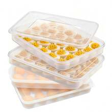 4pcs Food Storage Container, Vegetable Storage Box, With Lid, Transparent Refrigerator Fresh-Keeping Box, Keeps Food Fresh, Kitchen Storage Bin - 透明 - 查看 6