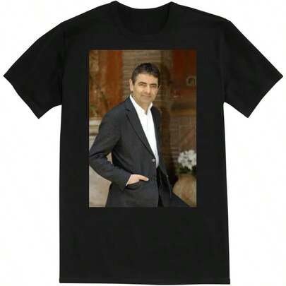 Rowan Atkinson - Premium Men's Crewneck T-Shirt – Soft, Comfortable, And Stylish SRS #PDI547569