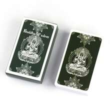 Buddha Wisdom Insight Oracle Cards, Family Party Entertainment Board Game - Black - View 6