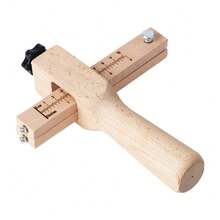 手动切割工具，配有 5 个锋利刀片和内六角扳手，皮革工艺条带制作器，DIY 皮革工具，皮革带切割器 - A - 查看 2