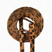 1 Pair Leopard Print Flat Shoelaces (2pcs), Animal Pattern Sneaker & Canvas Shoe Replacement Laces, Durable Trapezoidal Design Suitable For Men & Women, 39 Inch Length, Tear-Resistant Casual Wear, 10 Specifications Available - Multicolor - View 6