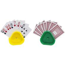 Handheld Card Holder Slouchy Paper Card Stand Playing Card Game Holder Triangular Card Clip - A - View 10