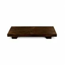 1pc 3-Tier Wooden Storage Rack, Minimalist Style For Kitchen, Coffee Supplies, Cosmetics Display, Suitable For Dorm Room, All Season - Coffee Brown - View 13