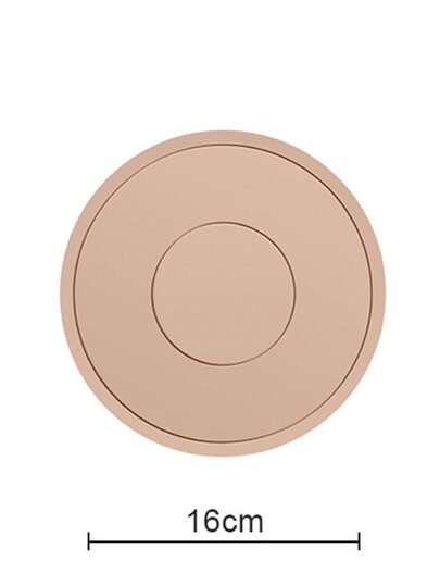 1pc Thick Silicone Heat Resistant Mat, Dining Table Placemat, Cup Coaster, Pot Holder, Bowl Pad, Suitable For Home Use