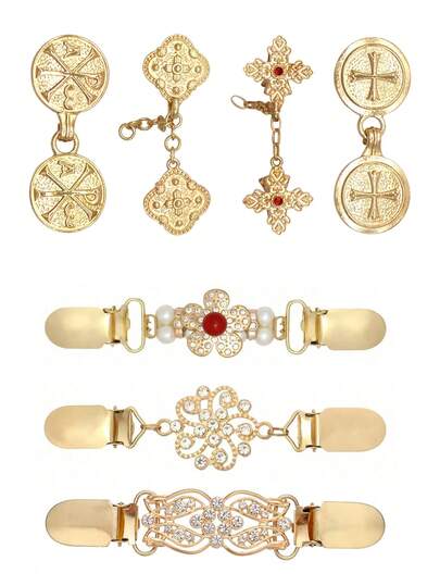 复古束腰夹 连衣裙后背束腰带 弹力披肩开衫领口夹 修身毛衣腰部束腰夹 裤腰收紧夹 女装