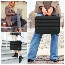 15.6 Inch Laptop Case Sleeve Protective Cover Compatible With 16 Inch  Pro M4 M3 M2/Pro Max,15.6-16 Inch HP  ASUS  Chromebook,Waterproof Computer Cases Bag With Handle,Black - Black - View 8