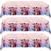 1PC Birthday Tablecloth, Suitable For Various Parties, Birthday Parties, Etc. - Multicolor - View 5