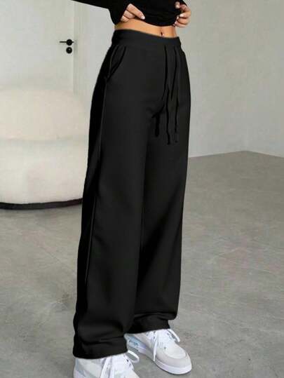 Pantalones cargo de mujer con , para primavera y otoño. Diseño de bolsillo grande con cordón y cintura elástica. Pantalones largos casuales y de uso diario adecuados para actividades al aire  trotar.Pantalones anchos, pantalones holgados(Pantalón ligero, de cintura alta, mezcla de algodón y lino, corte holgado, piernas anchas, material transpirable.)